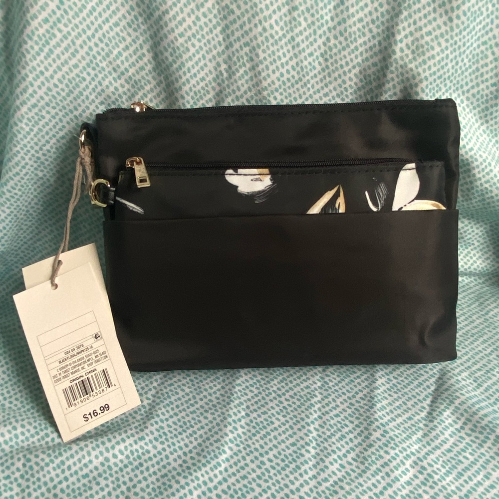 A New Day Floral Print Wallet Pouch